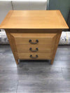 TAN 3 DRAWER NIGHTSTAND
