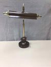 VINTAGE BROWN GOLD DESK LAMP