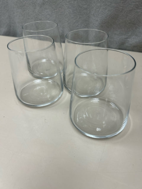 4 TAPERED GLASSES