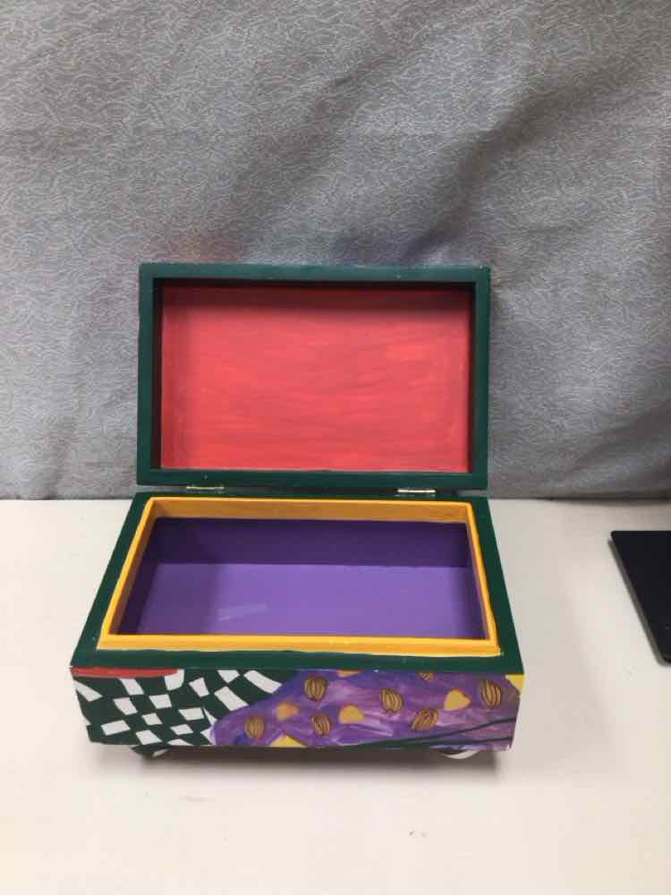 MULTI-COLOR PAINTED BOX