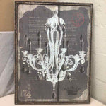 DISTRESSED CHANDELIER PIC