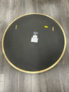 LARGE ROUND GOLD FRAME MIRROR