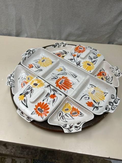 MCM CHIP & DIP SET W/LA-Z-SUSAN