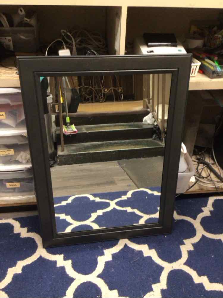 DARK GRAY FRAME MIRROR