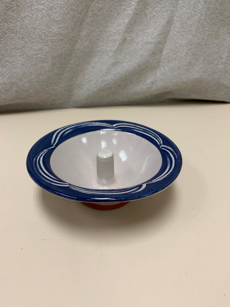 GRAY/BLUE APPLE BAKING DISH