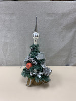 SMALL SILVER DECORATIVE XMAS TREE