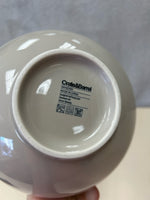 GREY CREAM SERVING BOWL