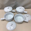 4 PORCELAIN SOUP BOWLS
