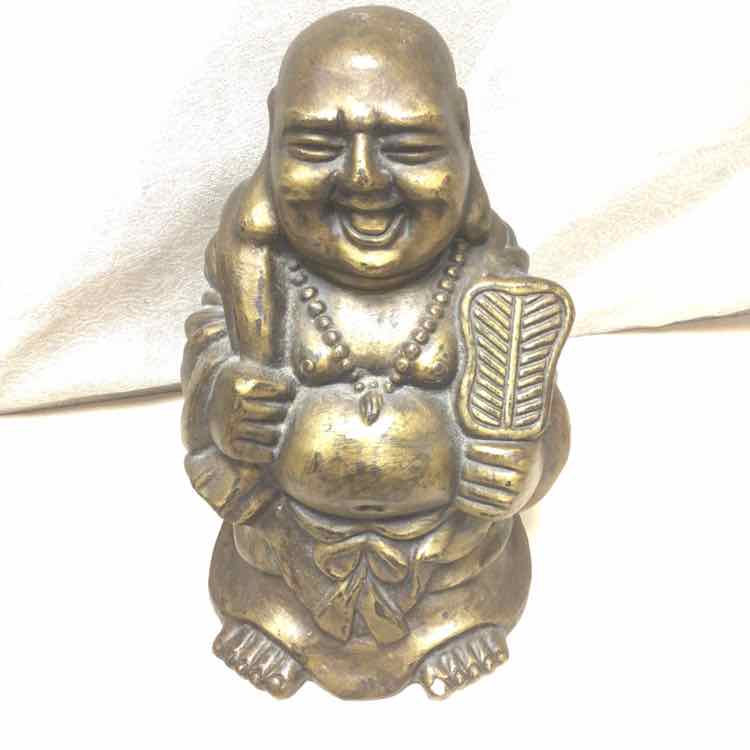 GOLD IRON BUDDHIST STATUE