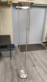 TALL SILVER FLOOR LAMP