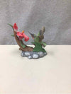 HUMMINGBIRD W/FLOWERS FIGURINE