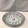 FLORAL W/LEAF CERAMIC BOWL