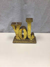 GOLD JOY CANDLE HOLDER
