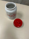 WHITE/RED "PINCH" CONTAINER