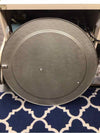 SILVER BLACK HAMMERED ROUND PLATE