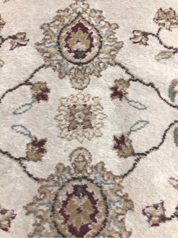 IVORY/BROWN ORIENTAL DESIGN RUG