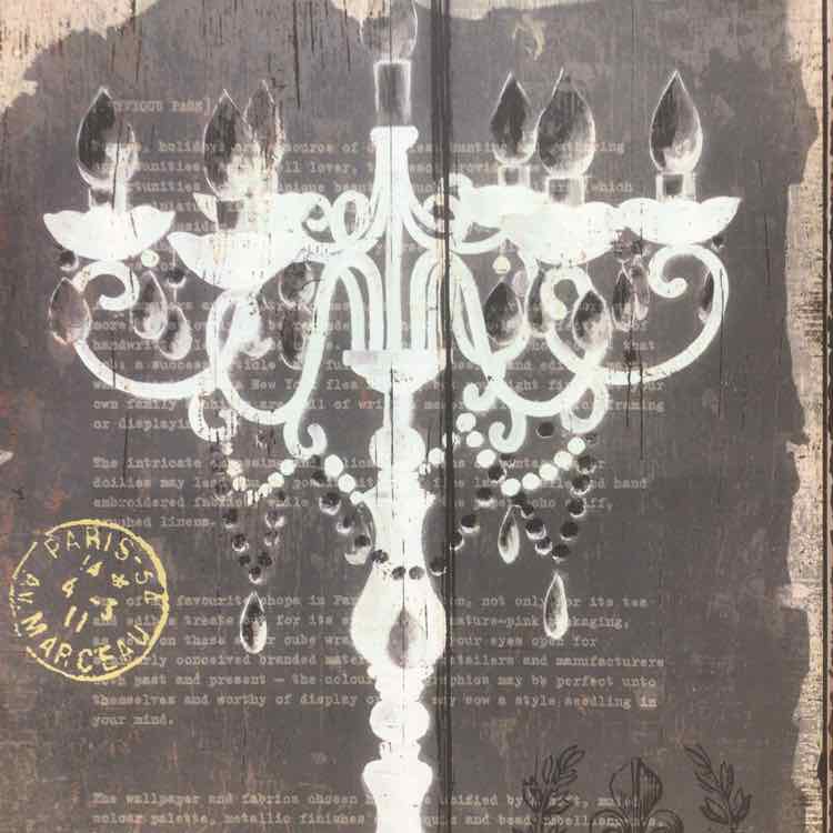 DISTRESSED CANDELABRA PIC