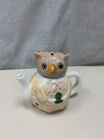 CERAMIC OWL TEA POT