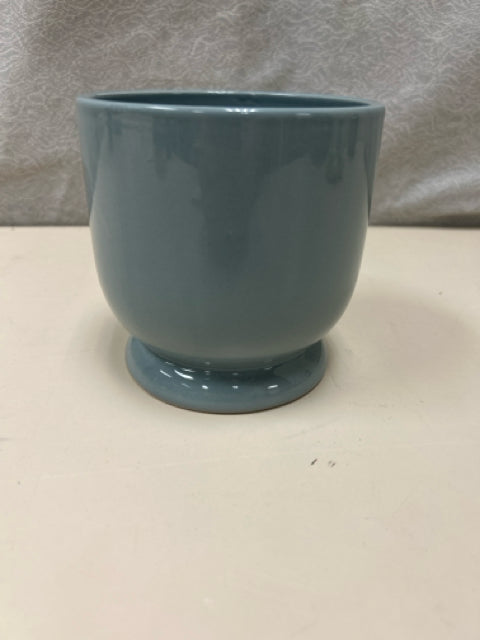 BLUE CERAMIC PLANTER