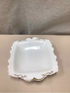 WHITE/GOLD SMALL DISH