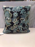 BLUE FLORAL PILLOW