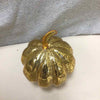 SMALL GOLD LIGHT-UP PUMPKIN