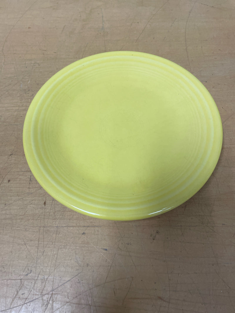 YELLOW SNACK PLATE