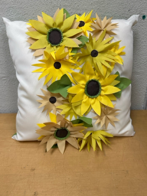 SUNFLOWER THEME PILLOW