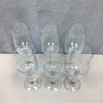 6 CLEAR STEM WARE