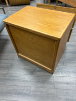 OAK FILE 2 DRAWER FILE CABINET