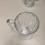 SET OF 4 CLEAR BEER MUGS