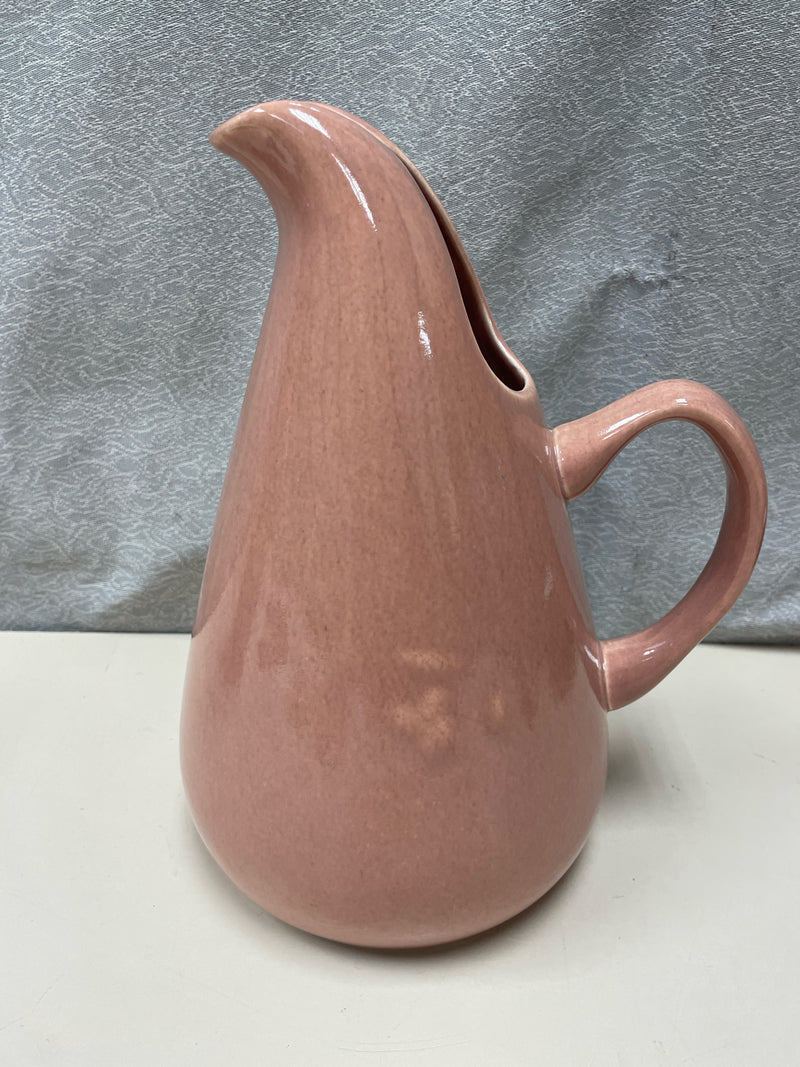 LIGHT PINK CERAMIC PITCHER