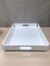 WHITE PLASTIC TRAY
