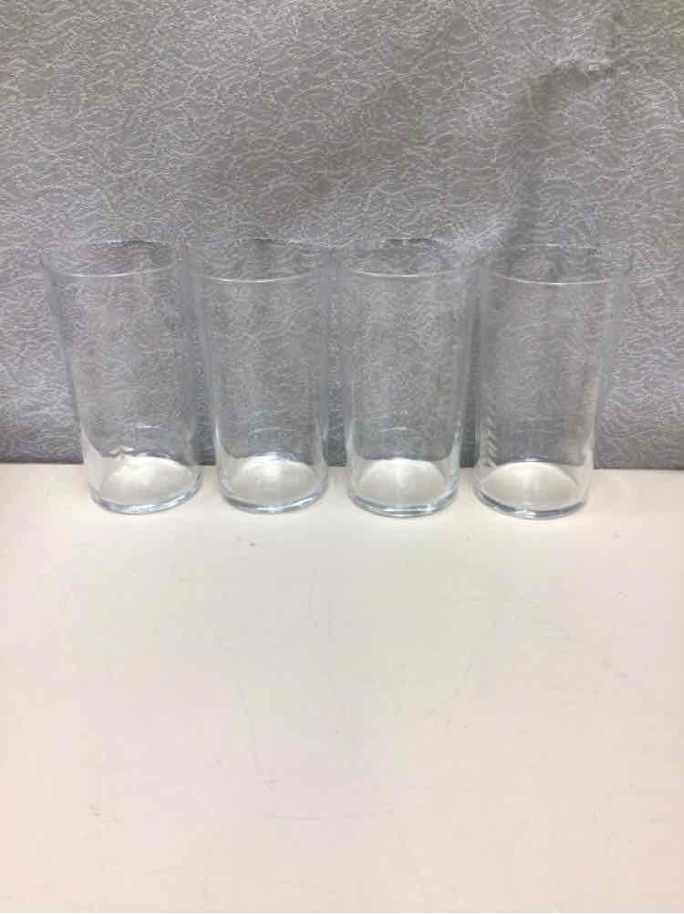 4 ARROW + STAR ETCHED CUPS