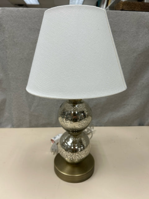 MERCURY WHITE SHADE LAMP