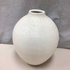 TEXTURED WHITE VASE