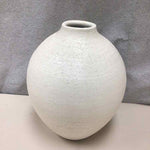 TEXTURED WHITE VASE