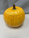 LIGHT ORANGE PUMPKIN JAR