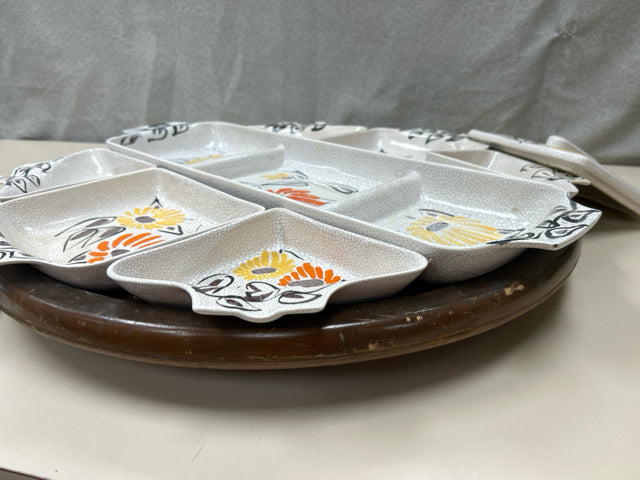 MCM CHIP & DIP SET W/LA-Z-SUSAN