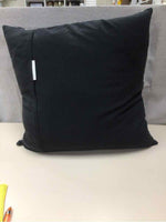 BLACK/TAN PILLOW