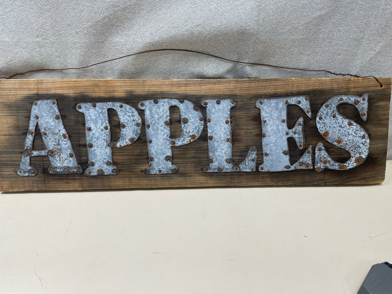 WOOD APPLES HANGING