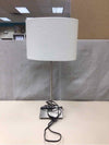 SILVER ADJ. HEIGHT DESK LAMP