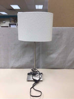 SILVER ADJ. HEIGHT DESK LAMP