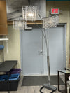 SILVER JEWEL 3 BULB FLOOR LAMP