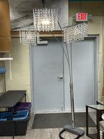 SILVER JEWEL 3 BULB FLOOR LAMP