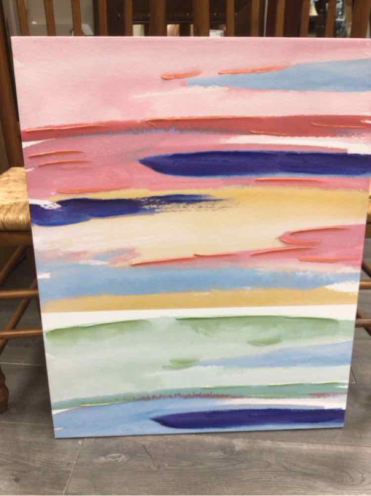 COLORFUL ABSTRACT CANVAS ART