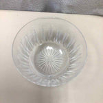 CLEAR PRESSED GLASS BOWL