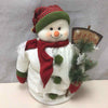 STUFFED SNOWMAN W/SIGN