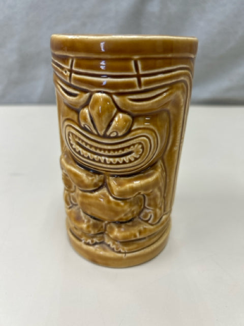 BROWN TIKI THEME CUP