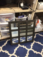 IRON BROWN MULTI PANEL MIRROR